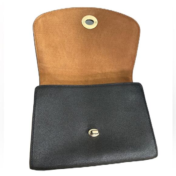 EUC COACH 76618 TILLY LEATHER GOLD CROSSBODY BAG - Picture 4 of 13